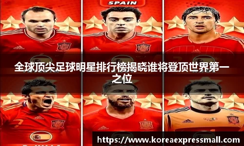 全球顶尖足球明星排行榜揭晓谁将登顶世界第一之位